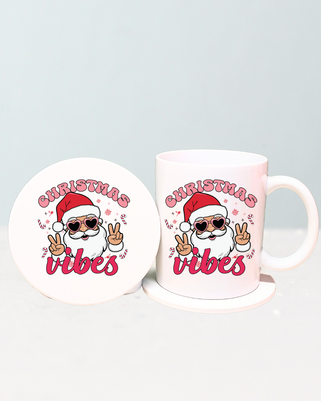 Cute Christmas Mug 12oz – Ceramic Coffee Cup for Holiday Cheer