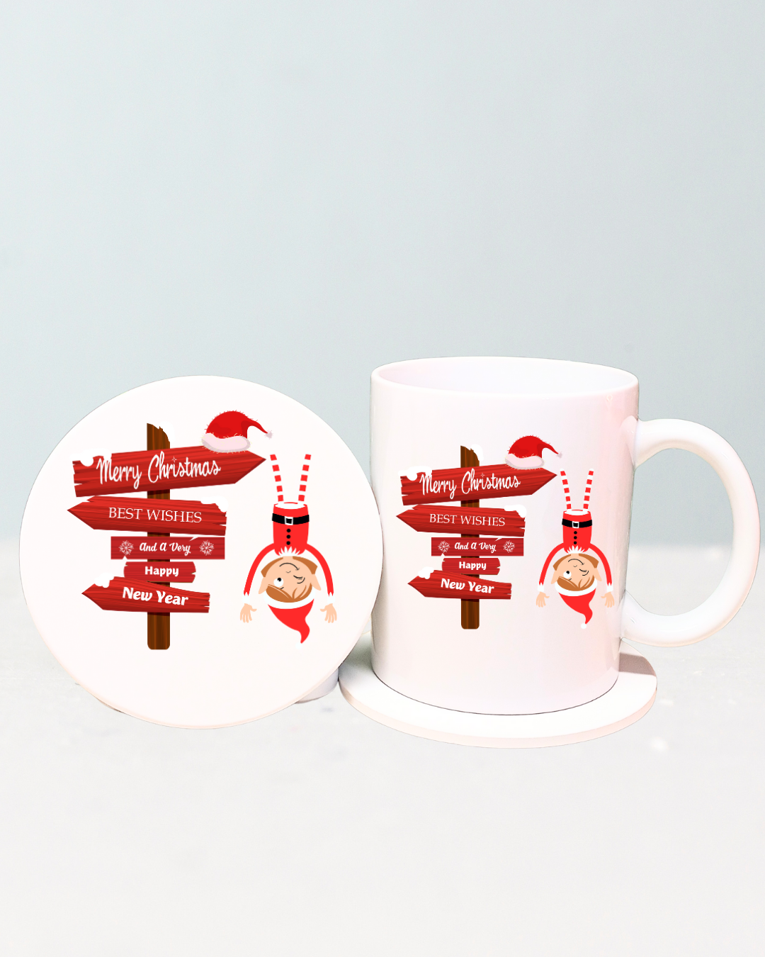 Holiday Ceramic Mug 12oz – Coffee Cup Gift for Christmas