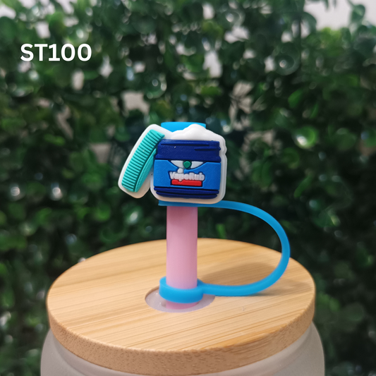 Vaporub-Inspired Straw Topper 8mm – Unique & Fun Drink Accessory