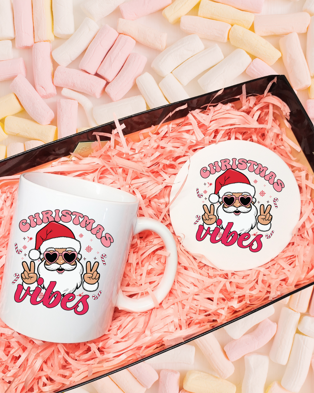 Cute Christmas Mug 12oz – Ceramic Coffee Cup for Holiday Cheer