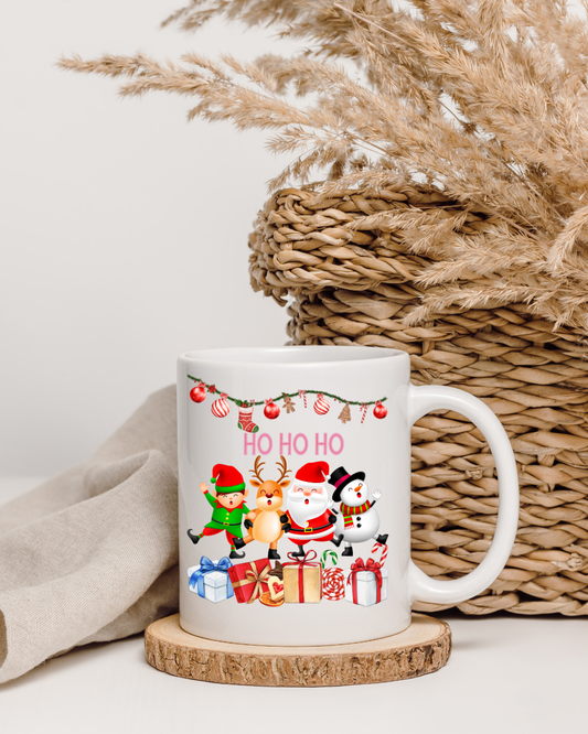 Xmas Ceramic Mug 12oz – Mug Only or Mug + Matching Coaster