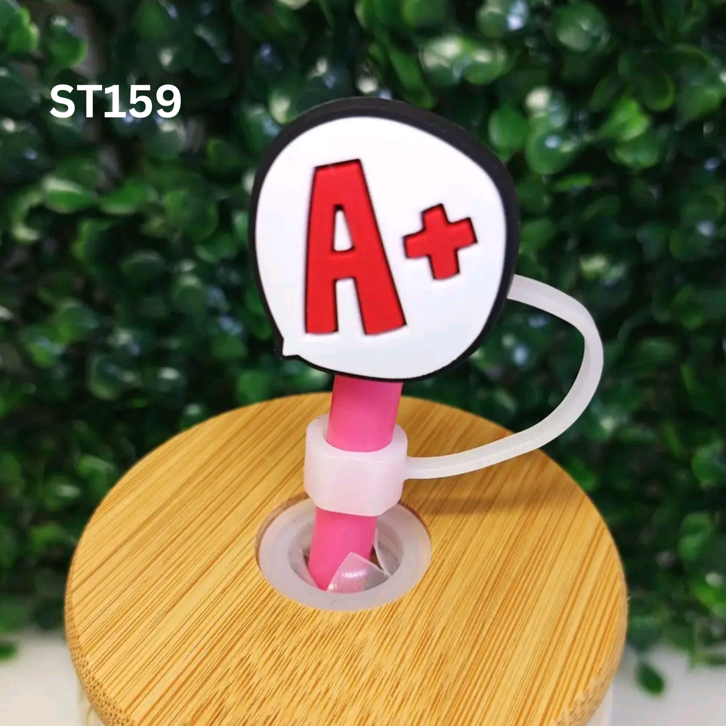 Teacher & School Theme Straw Topper – 8MM Silicone Accessory