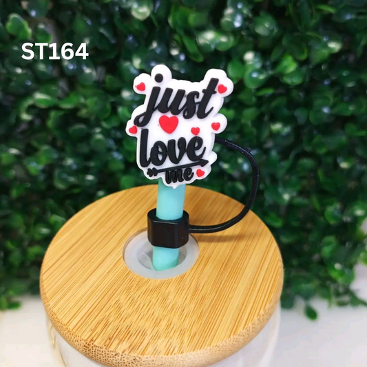 Just Love Straw Topper 8mm – Simple & Sweet Drink Accessory – Fits 8mm Reusable Straws