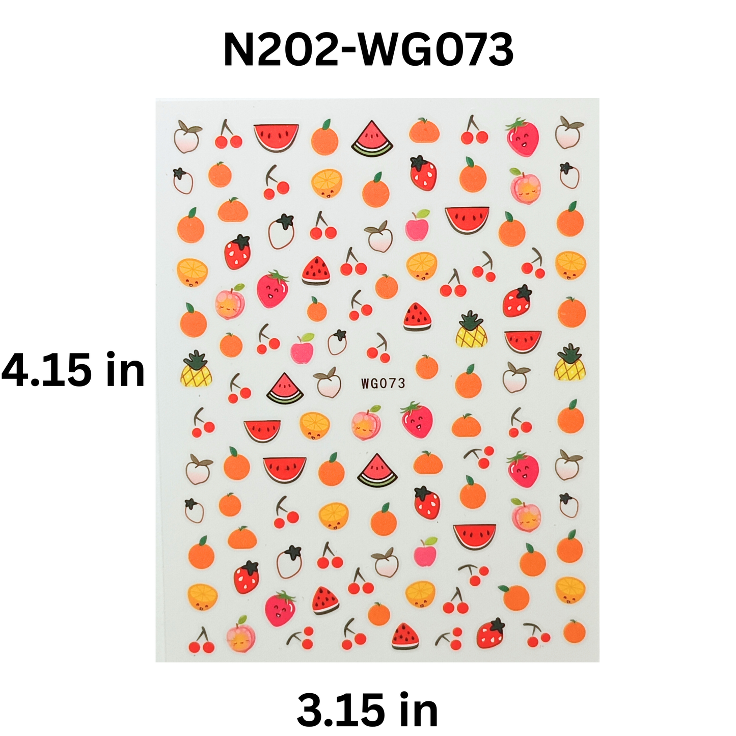 Fruit Nail Stickers – 3D Fruit Nail Art Decals 🍉🍓