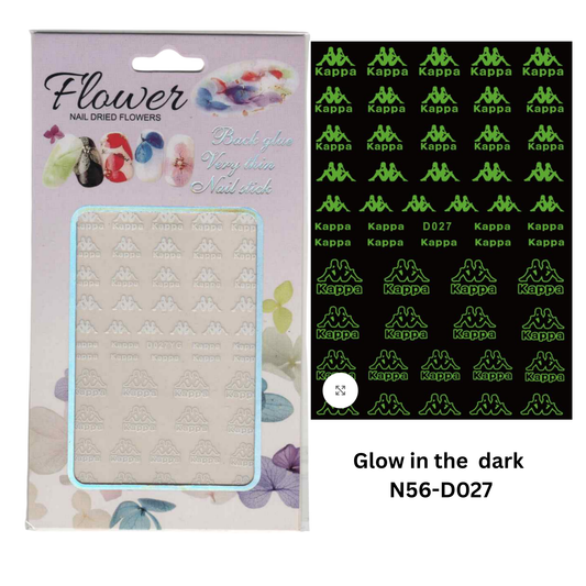 Glow Nail Stickers 3D – DIY Nail Art Decals Glow in the Dark Designs