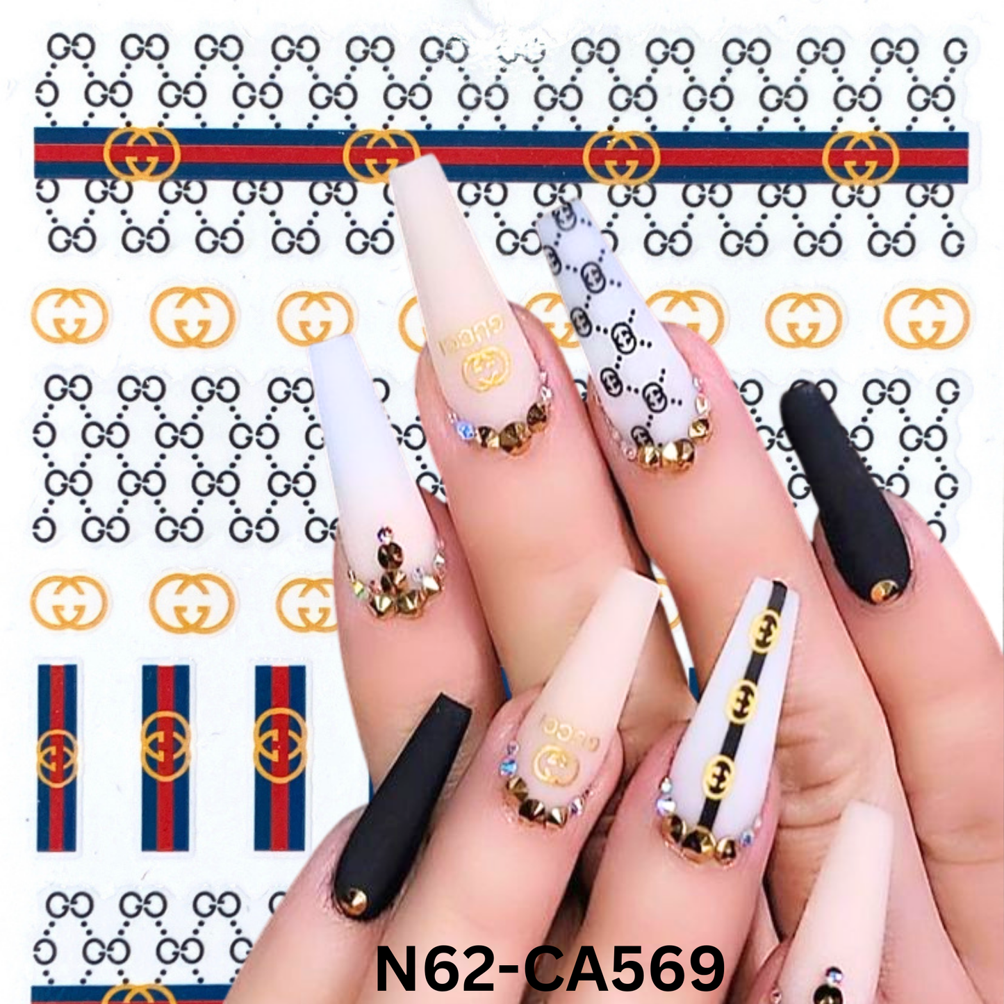 Nail 3D Sticker Multicolor color, Nail Art Sticker, Dipping, Gel X, Gel Manicure Pedicure