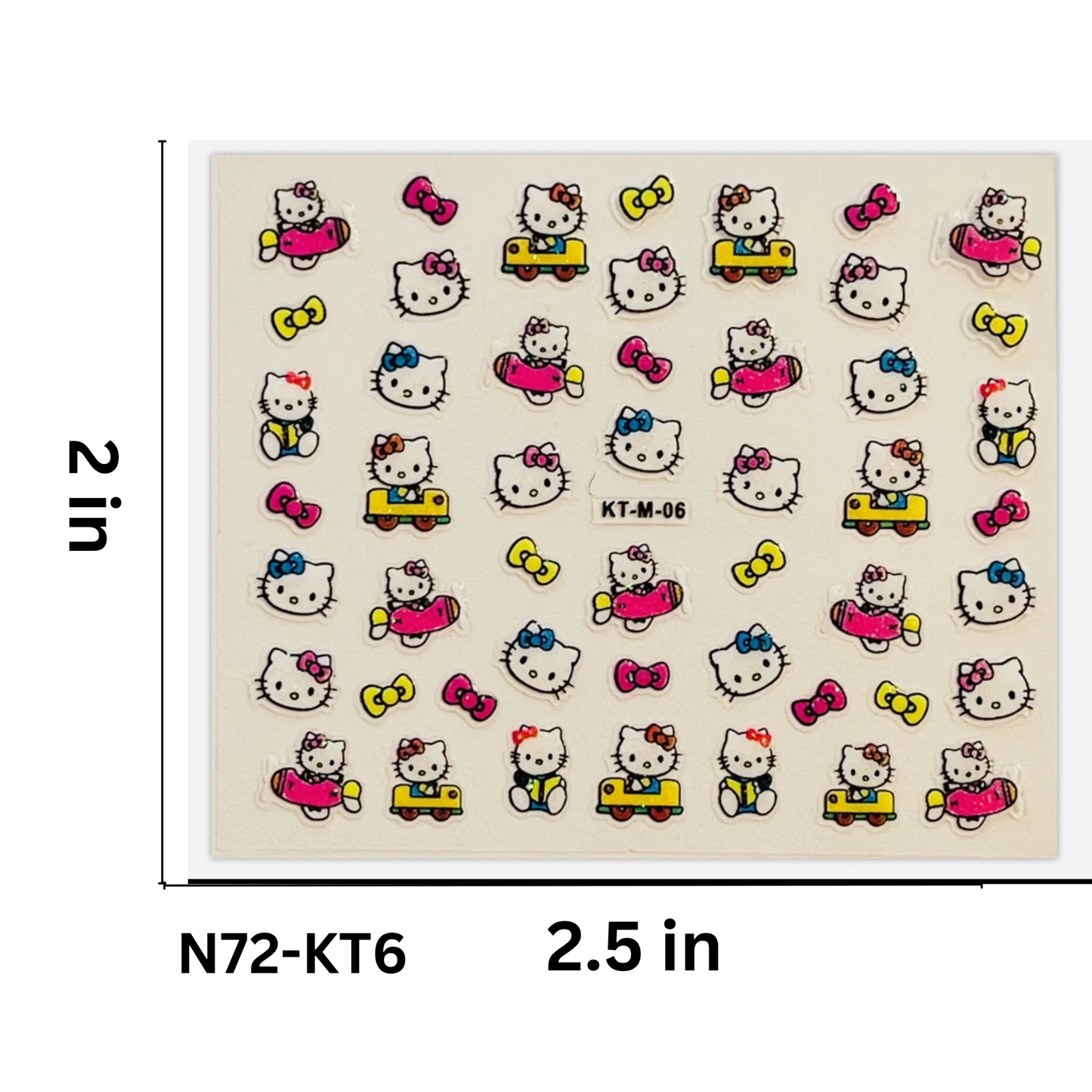 Hello Kitty Nail Stickers – Easy DIY Nail Decoration for Girls & Women