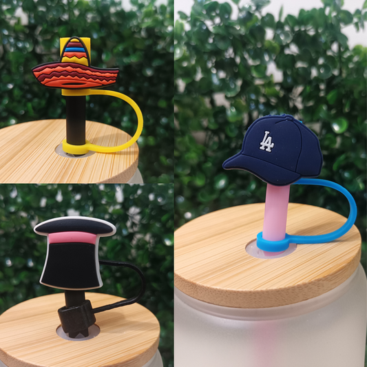 Cute Hat Straw Topper for Tumblers – 8mm & 10mm