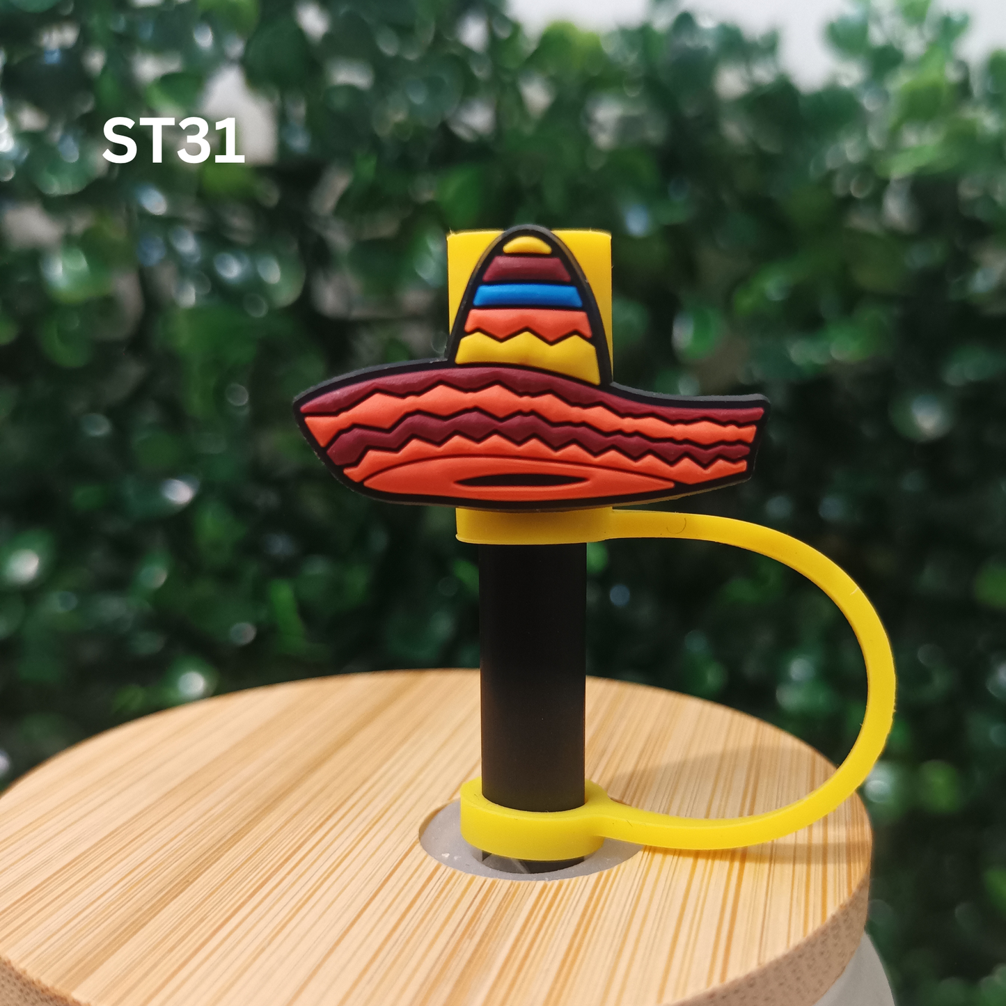Cute Hat Straw Topper for Tumblers – 8mm & 10mm