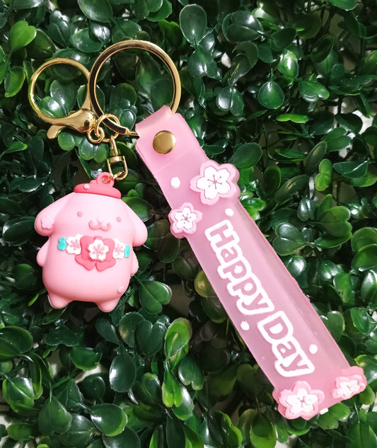 Happy Day Pochacco Keychain