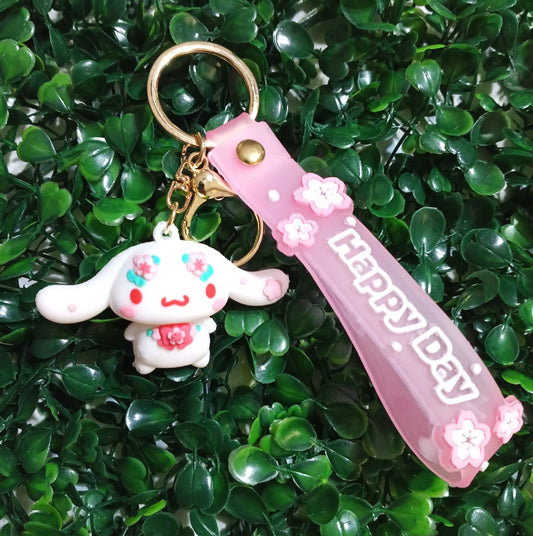 Happy Day Cinnamoroll Keychain