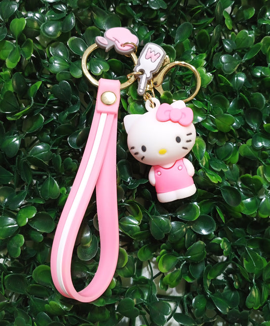 Hello Kitty with Charm Keychain