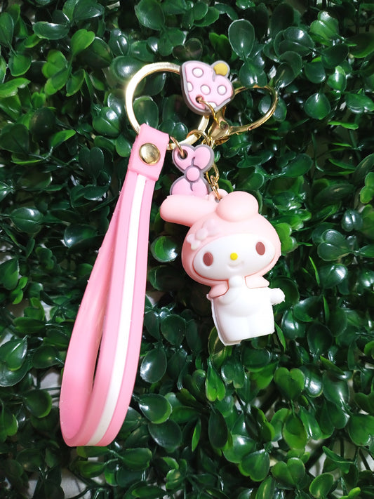 My Melody with Charm Keychain