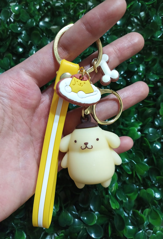Pompompurin with Charm Keychain