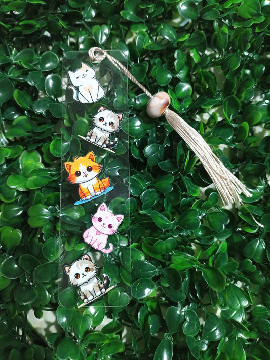 Cartoon CatTales Bookmark