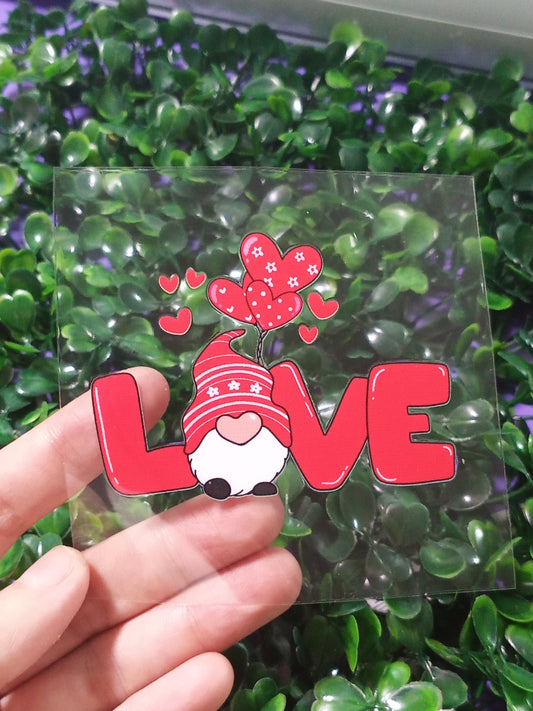 Love UV DTF Transfer, High-Quality Waterproof Decal, Easy to Apply