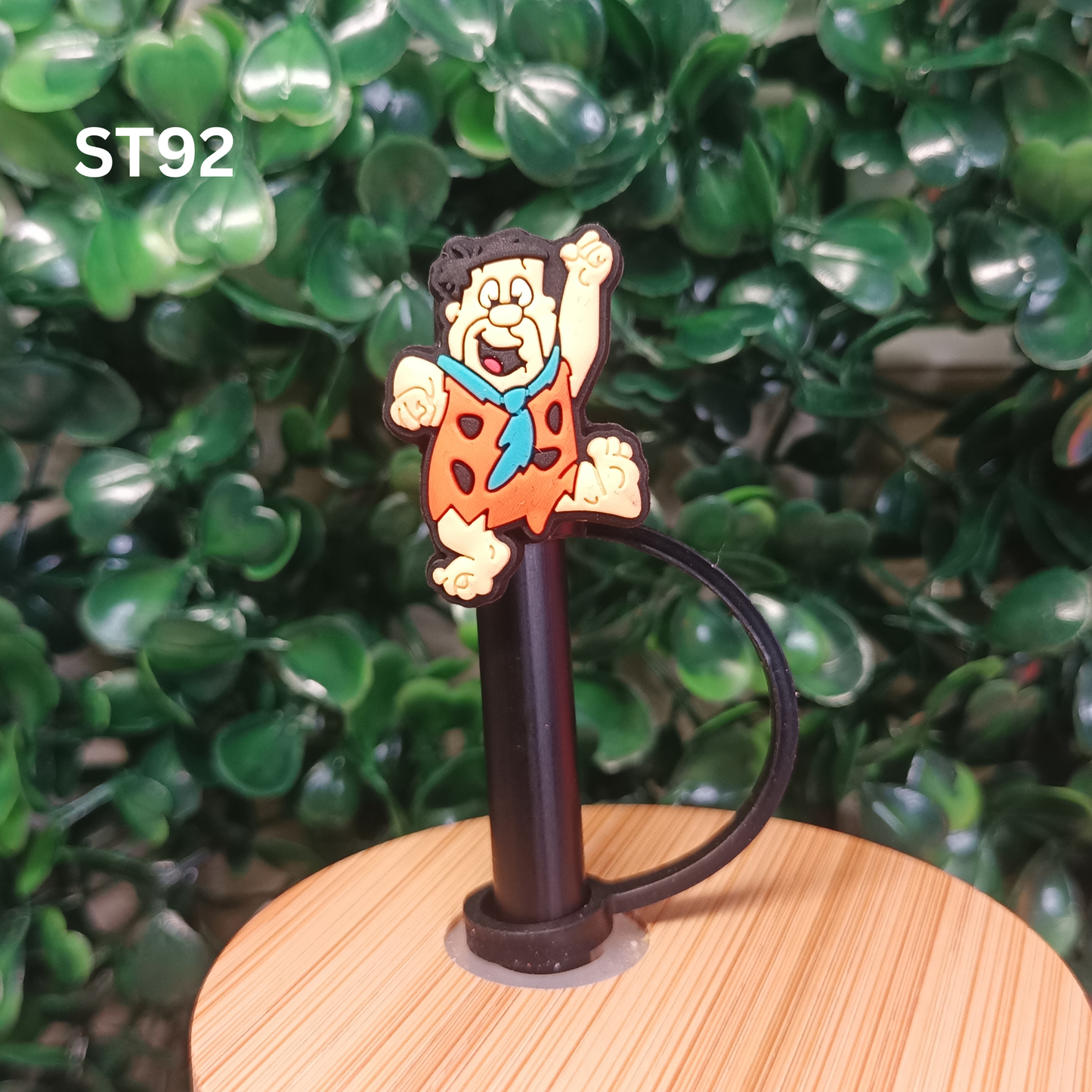 Caveman Friend Straw Topper - 10mm Silicone Dust Cap for Stanley Cups & Tumblers