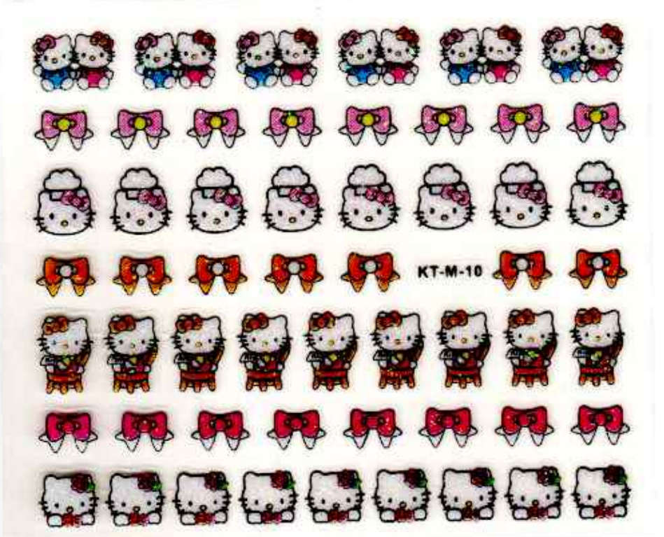 Hello Kitty Nail Stickers – Easy DIY Nail Decoration for Girls & Women