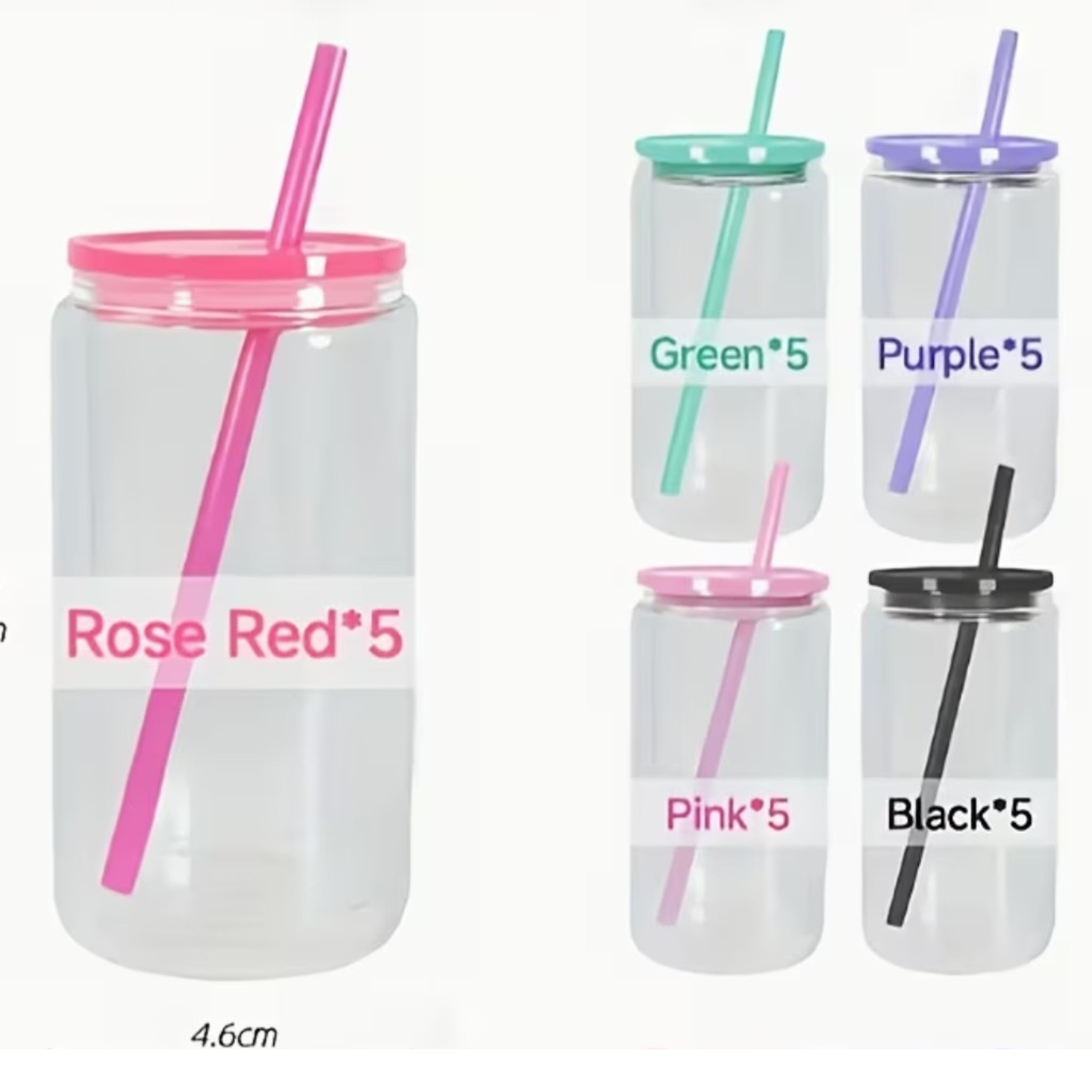 Double Wall Snow Globe Tumbler Glass Can Cup Lid Straw Glitter Shimmer Travel Mug Cold Drink
