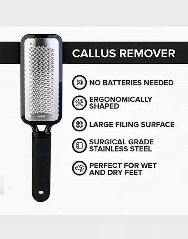 Foot File and Callus Remover. Best Foot Care Pedicure High Grade Stainless Steel File